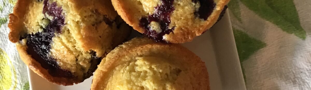 corn blueberry muffins