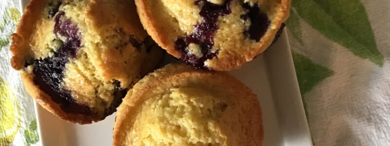 corn blueberry muffins